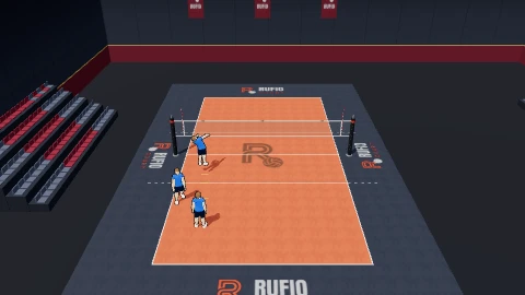 Shadow approach on the 3D court