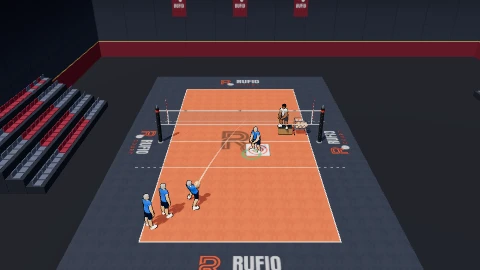 Coach on a box: dig to target on the 3D court