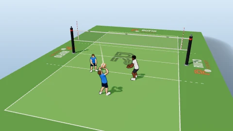 Family keep it up on the 3D court