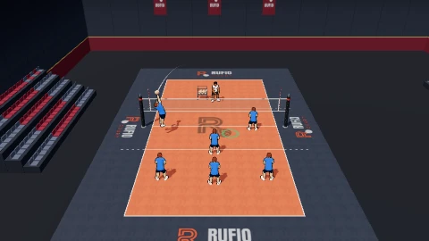 Free ball transition on the 3D court