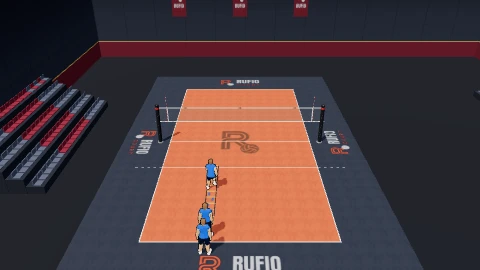 Quick feet ladder on the 3D court