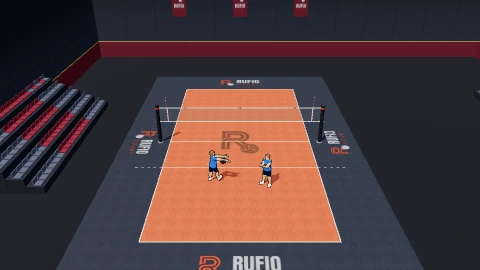 Med-ball rotation throw on the 3D court