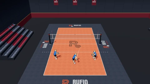 Middle mover on the 3D court