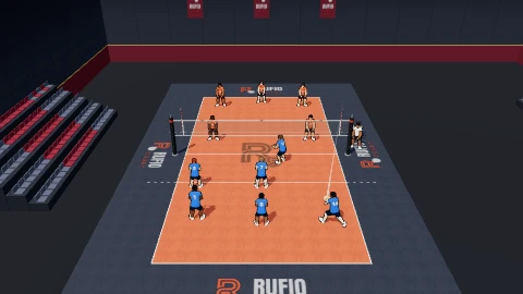 One voice scrimmage on the 3D court