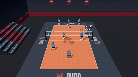 Queen of the court on the 3D court