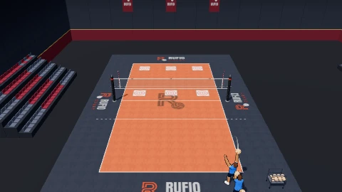 Serve to the called zone on the 3D court