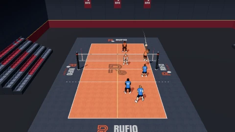 3 v 3 on a narrow court on the 3D court