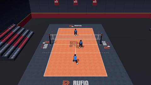 Two-ball triads on the 3D court